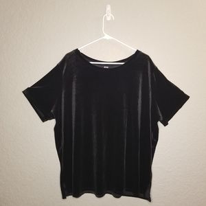Velvet black shirt
